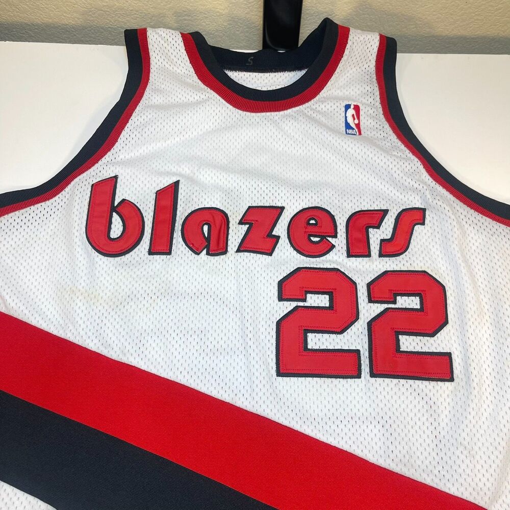 PORTLAND TRAILBLAZERS Clyde Drexler NBA Basketball Throwback Jersey Sz 52